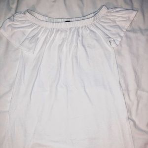 Forever 21 White Off-the-shoulder Dress